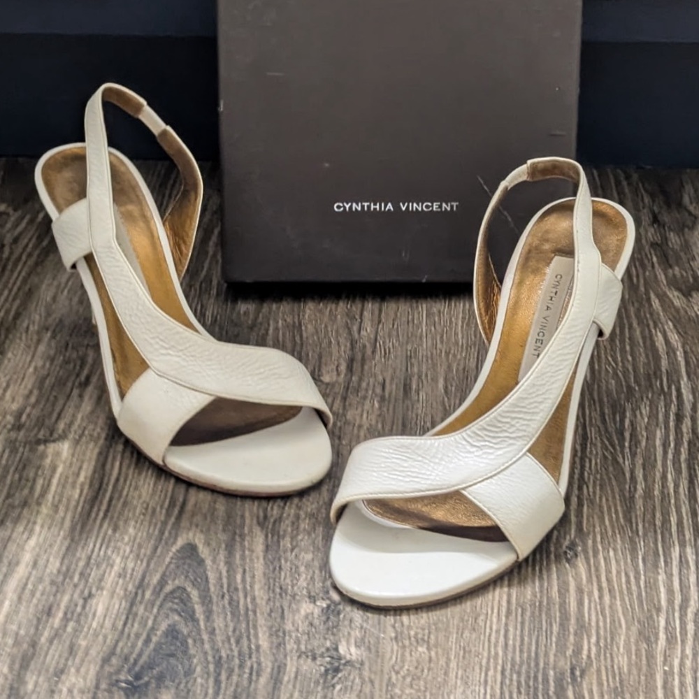 Cynthia Vincent Dawn High Sling Shoes